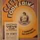 Advertising card Cafés La Fornarina Salon de Provence