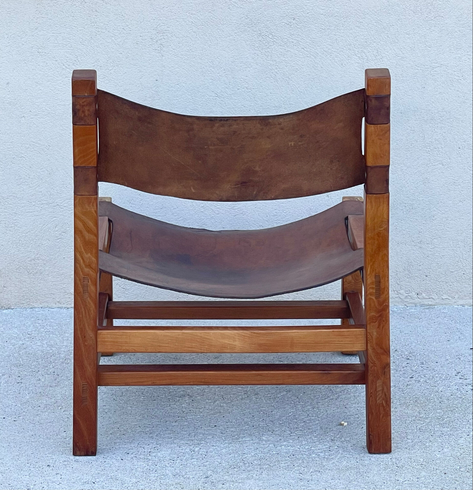 Fauteuil safari vintage 1970