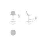 Duo Philippe Stark stools for Cassina