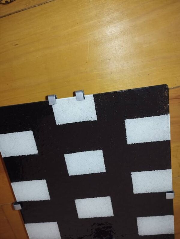 Paire d’appliques Gyllen à damier noir et blanc par Ikea