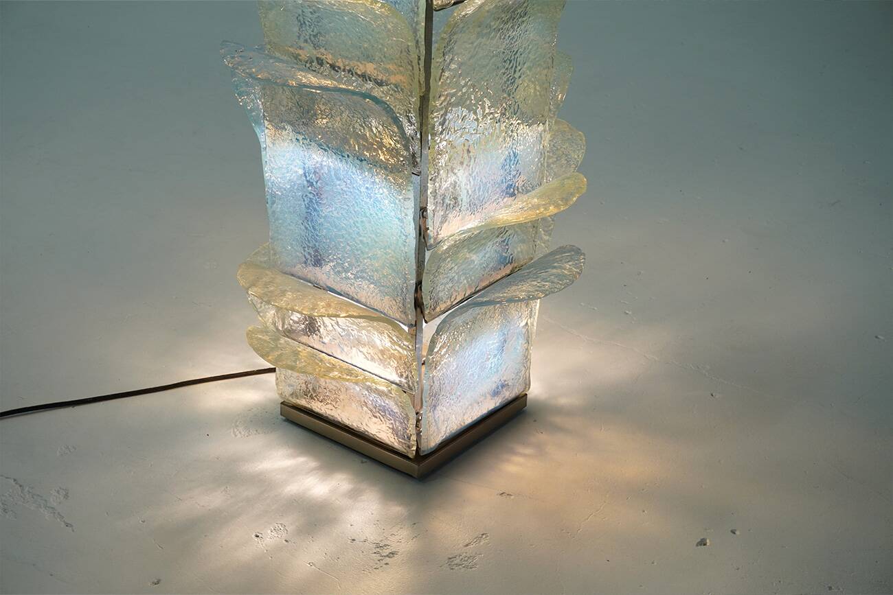 Lampadaire "Cactus" LT320 de Carlo Nason pour Mazzega, Italie, années 1960.