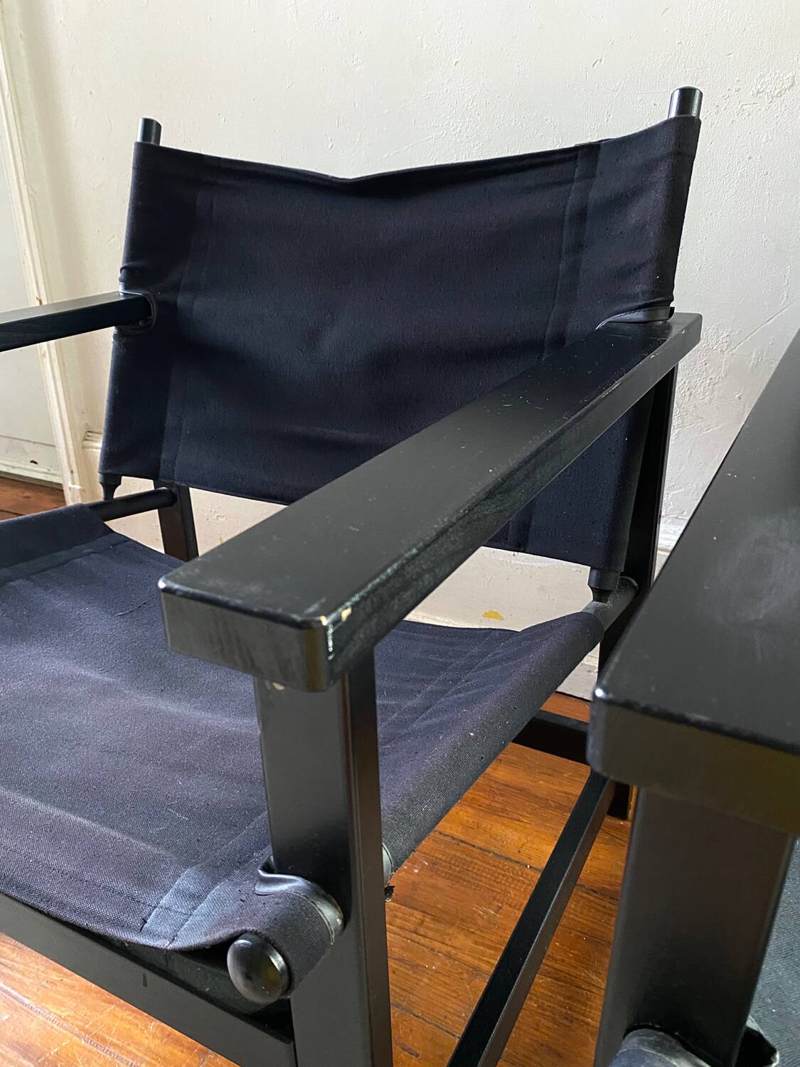 Pair of Hyllinge Møbler armchairs Denmark 1970