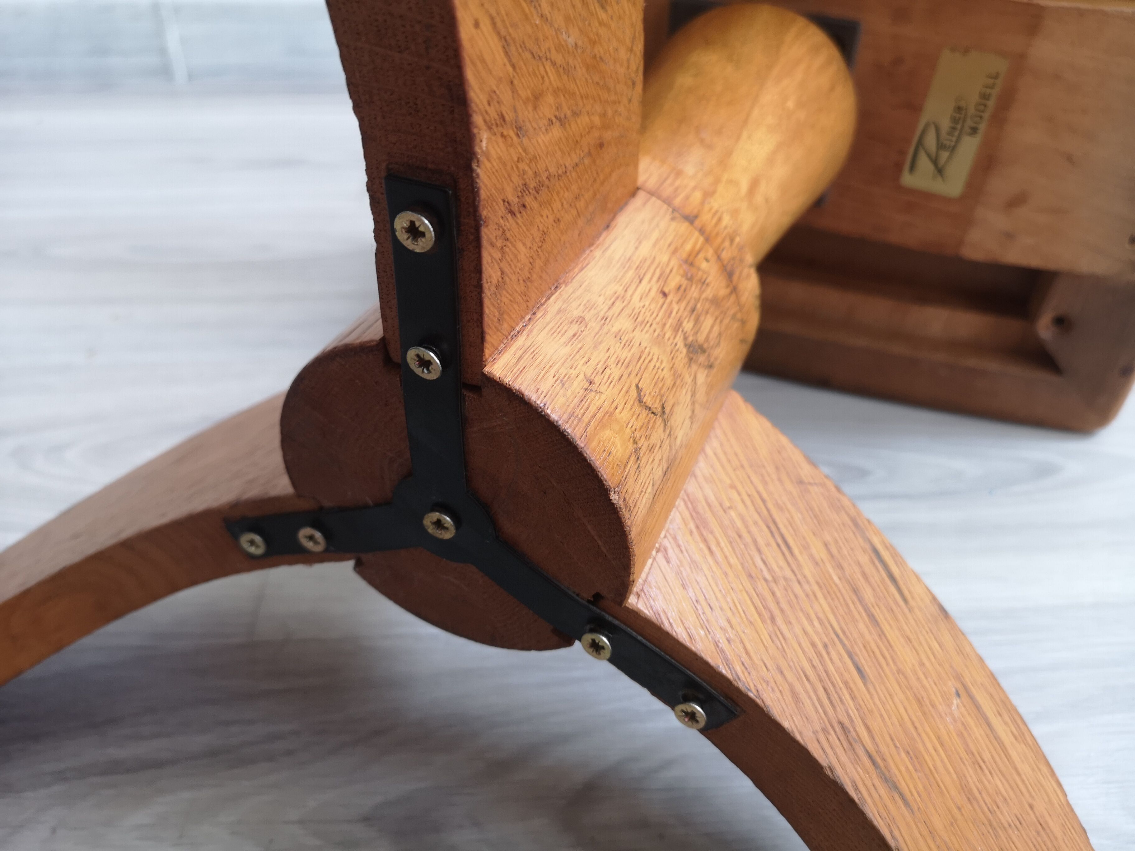 Mid-century swivel piano stool or dressing table seat by reiner modell, 1960s