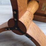 Tabouret de piano pivotant ou siège de coiffeuse du milieu du siècle par Reiner Modell, 1960