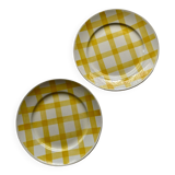Yellow plate x2