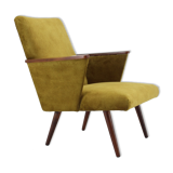 1960s Refurbished Beech Armchair, Czechoslovakia