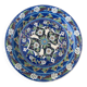 Assiette de collection artisanal, en céramique émaillée avec émaux, signe par Adiguzel Gini, Turquie