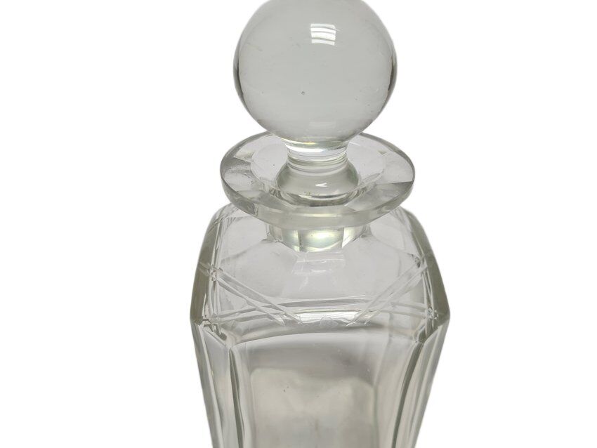 Art Deco crystal carafe, Germany, 1900s