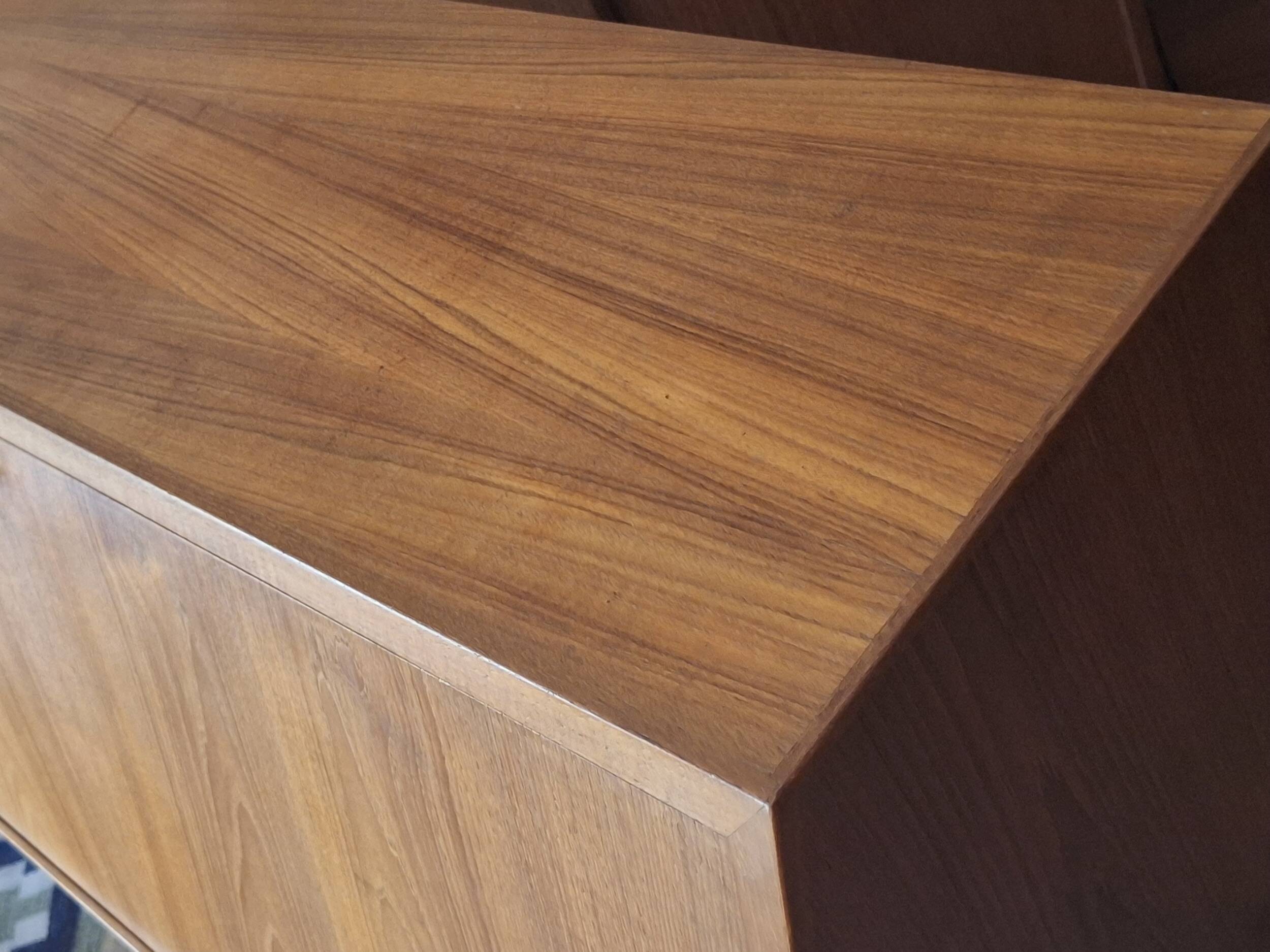 Bernhard Pedersen teak secretaire, Denmark 1960s