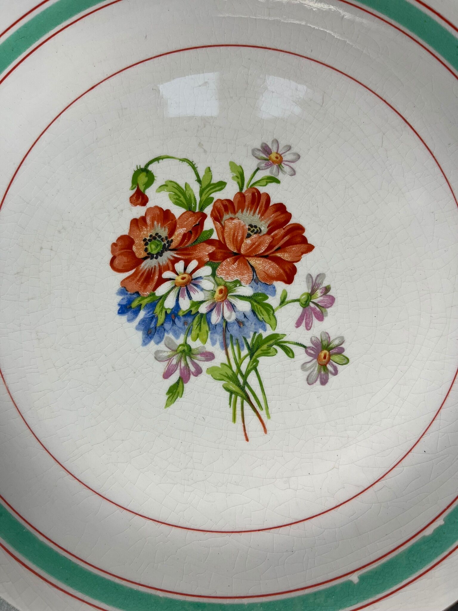 Set of 11 dessert plates Moulin des Loups Orchies