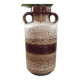 Vase in shades of brown and beige, ceramic - 1960s/1970s
