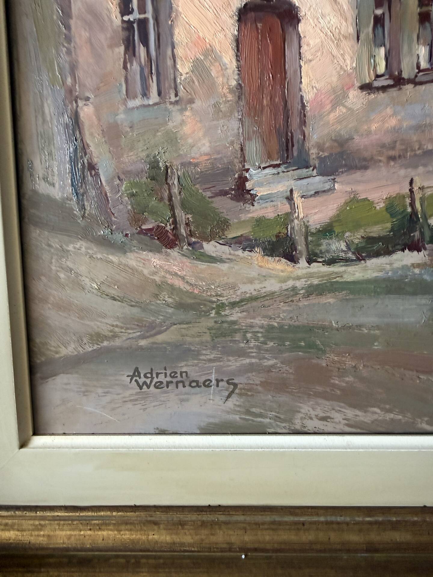 Oil on panel - adrien wernaers (1899-1977)
