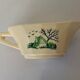 Bayeux model sauce boat from Digoin Sarreguemines. Vintage.