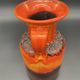Vintage Jasba Fat Lava vase in orange and red – German ceramic from the year.