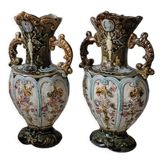 Duo de vases rococo