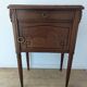 Louis XVI style bedside cabinet signed