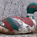 Duck (old applet) in painted wood