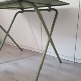 Industrial metal table