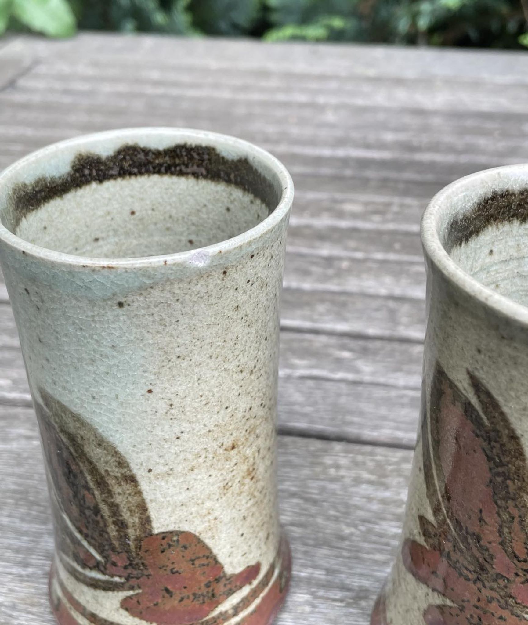 Service à café/tisane/orangeade en grès de la poterie Blanot