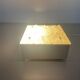 Recessed ceiling light in crystal, glass and metal, square design, 1960s, Germany