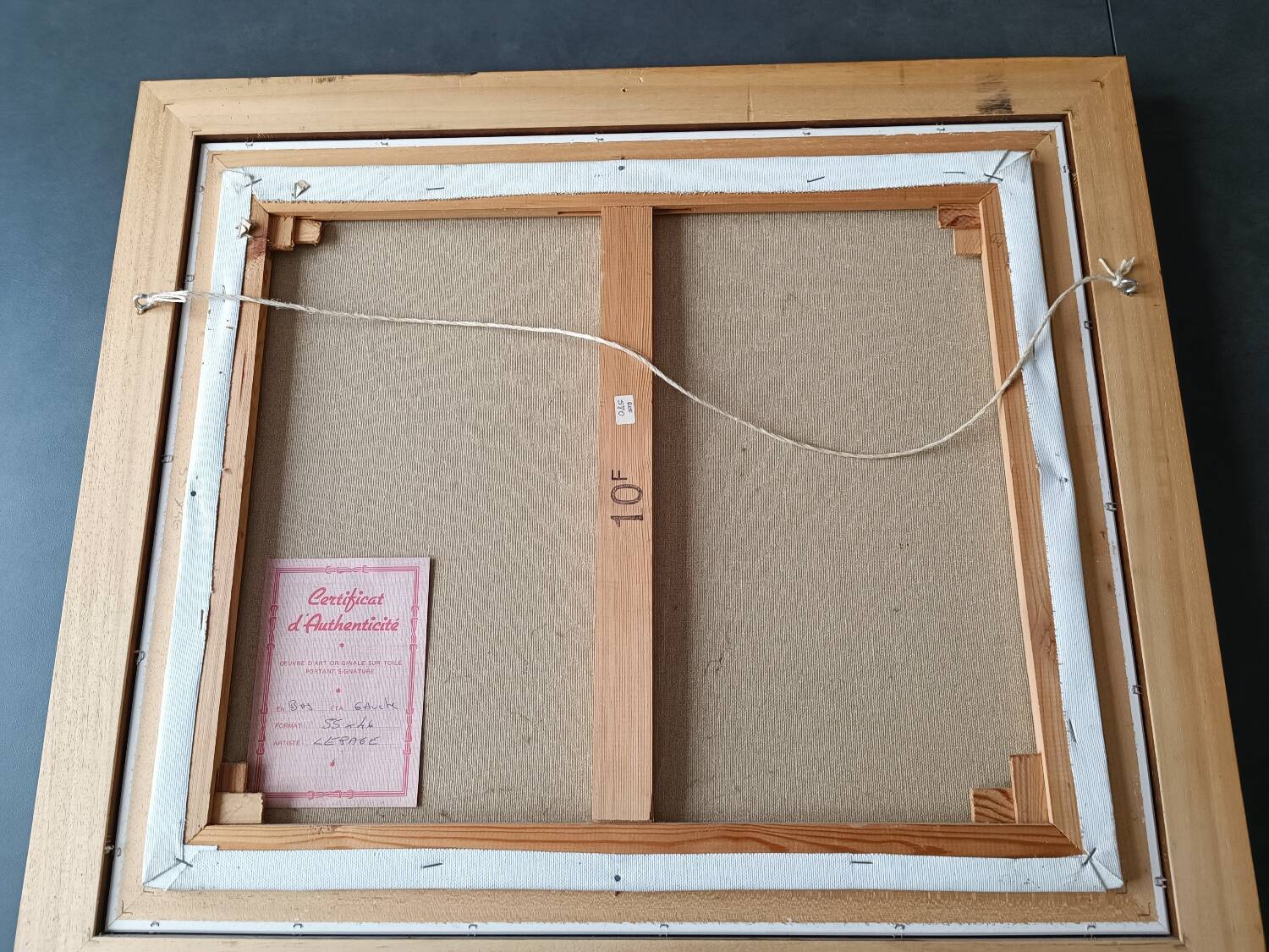 Tableau huile sur toile signé LEPAGE