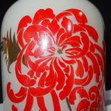 Pair of vases opaline Domec