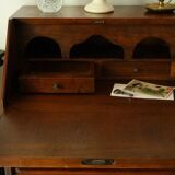 20th century walnut sloping secretary