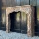 Regency style fireplace in Rance marble, 19th century
