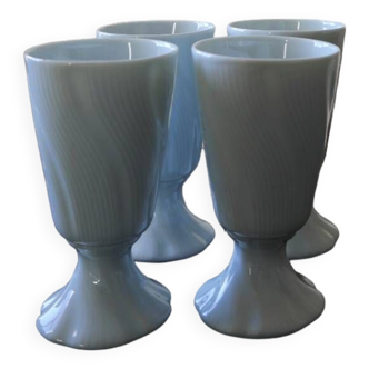 Mazagrans porcelaine Leclair Limoges