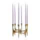 Doré Bronze Six-Arm Candleholder by Michael Harjes, Made in Germany, 1960s Mid-Century Modern