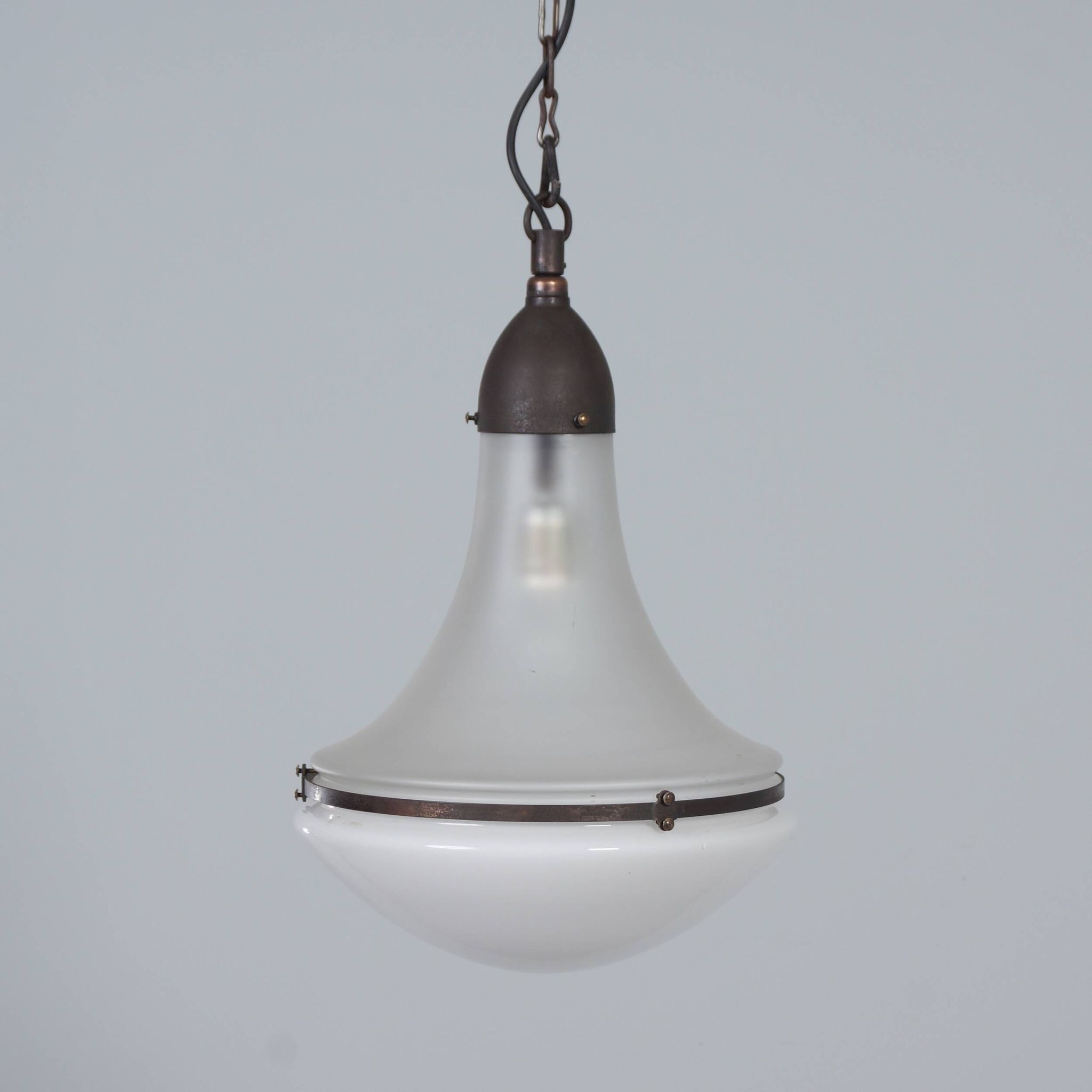 Luzette pendant lamp S&S L1510 by W.Wissmann for Siemens & Schuckert, ca. 1920