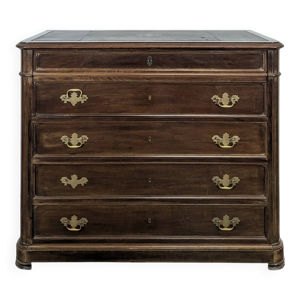 Commode secrétaire anglaise - acajou