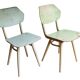 Paire de chaises de salle à manger modernes du milieu du siècle des années 1960 par TON