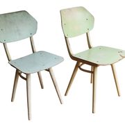 Pair of 1960's Mid Century Modern Dining Chairs by TON