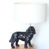 Ceramic "dog" lamp 50s