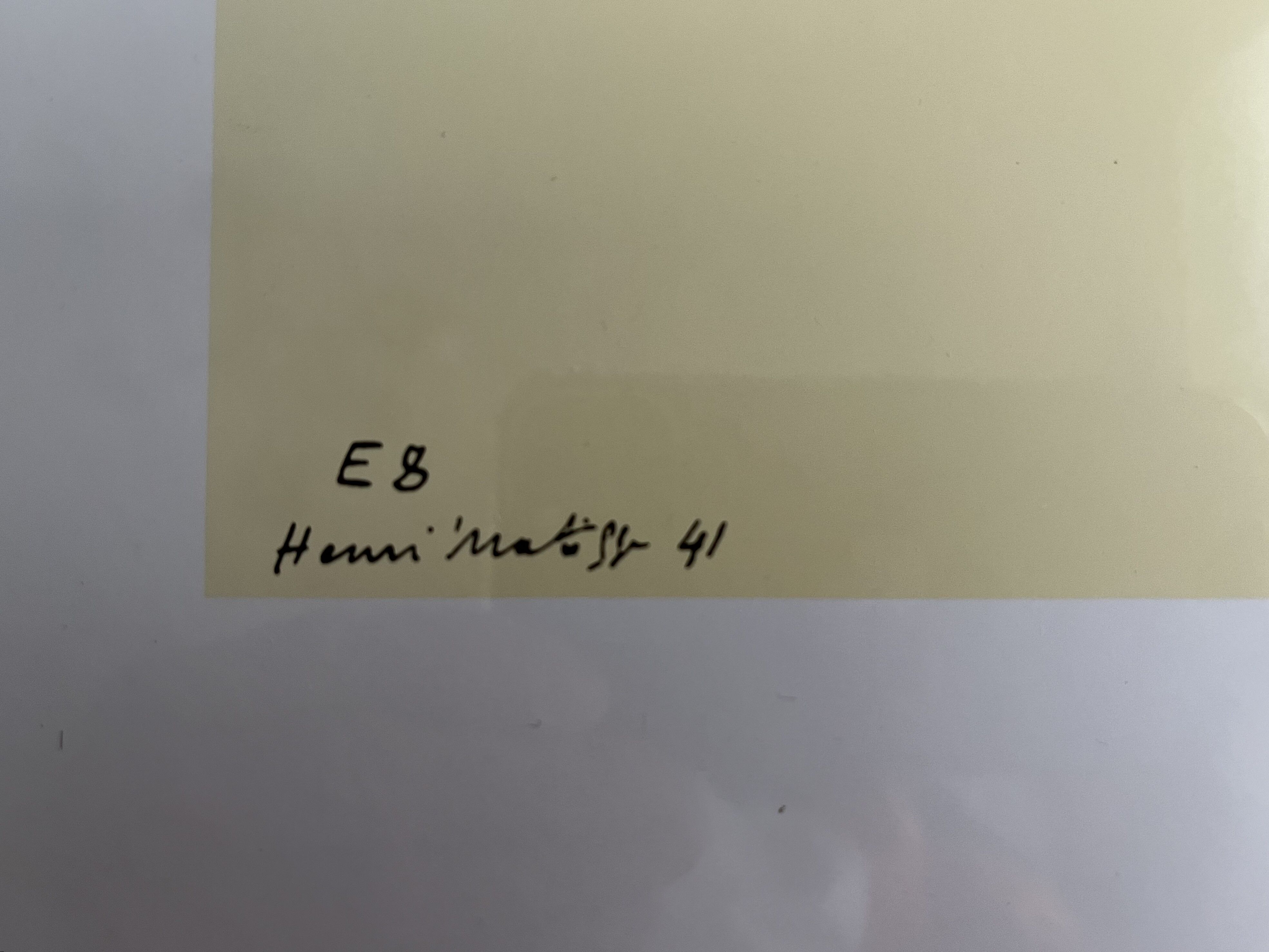 Matisse Poster Themes and variations