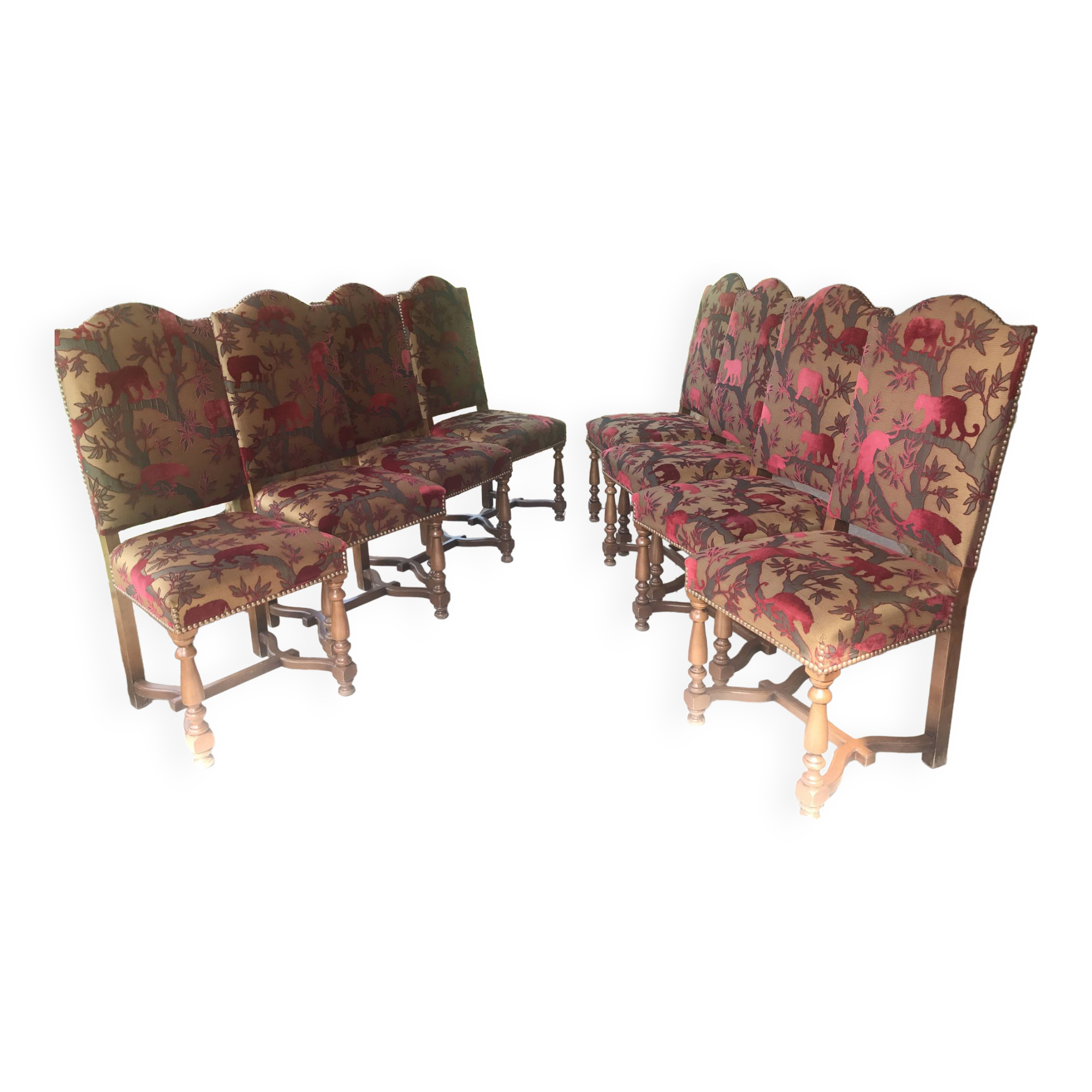 Louis XIII style dining chairs