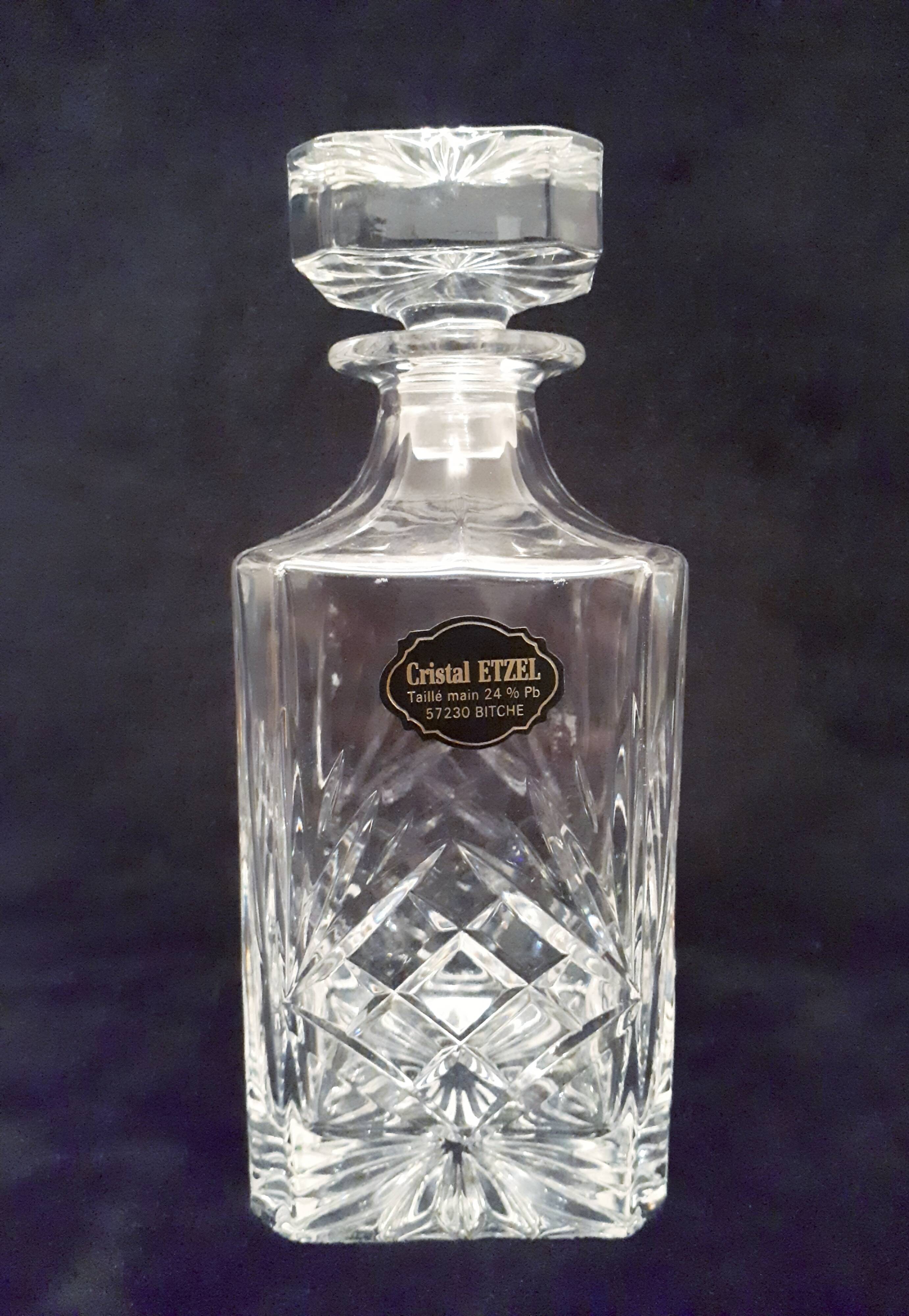 Carafe à whisky en cristal Etzel