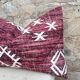 Handmade cushion cover in Berber wool: Moroccan Kilim cushion