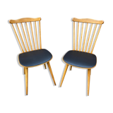 Pair of scandinavian chairs 60s