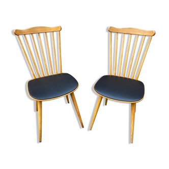 Pair of scandinavian chairs 60s