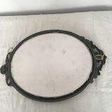 White oval mirror 41x29cm