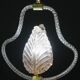 Midcentury Pink Leaf Murano Glass Chandelier by Barovier e Toso, 1950s