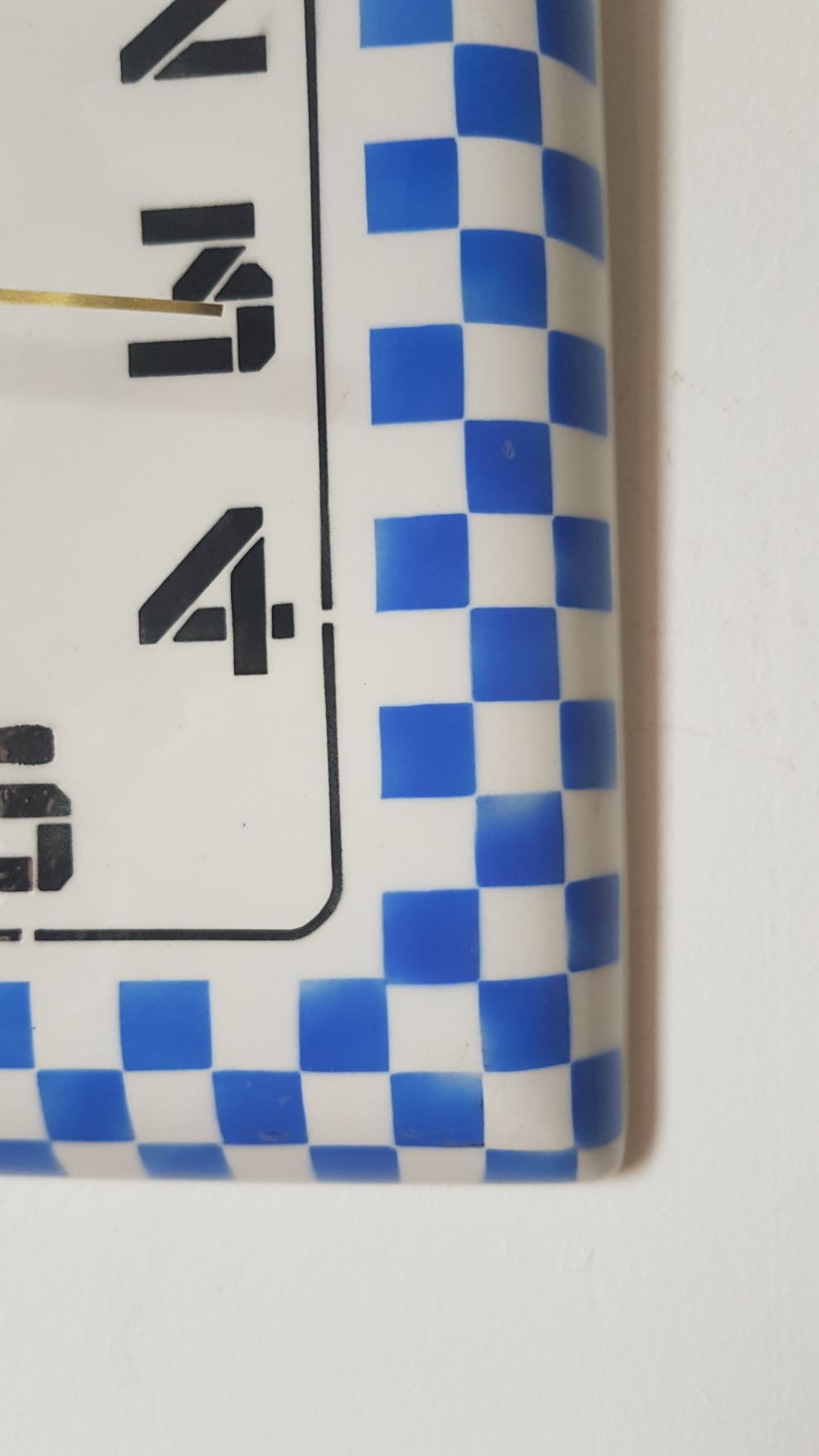 Creil and Montereau earthenware lustucru clock