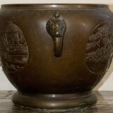 Cache-pot, chine, bronze, vers 1900