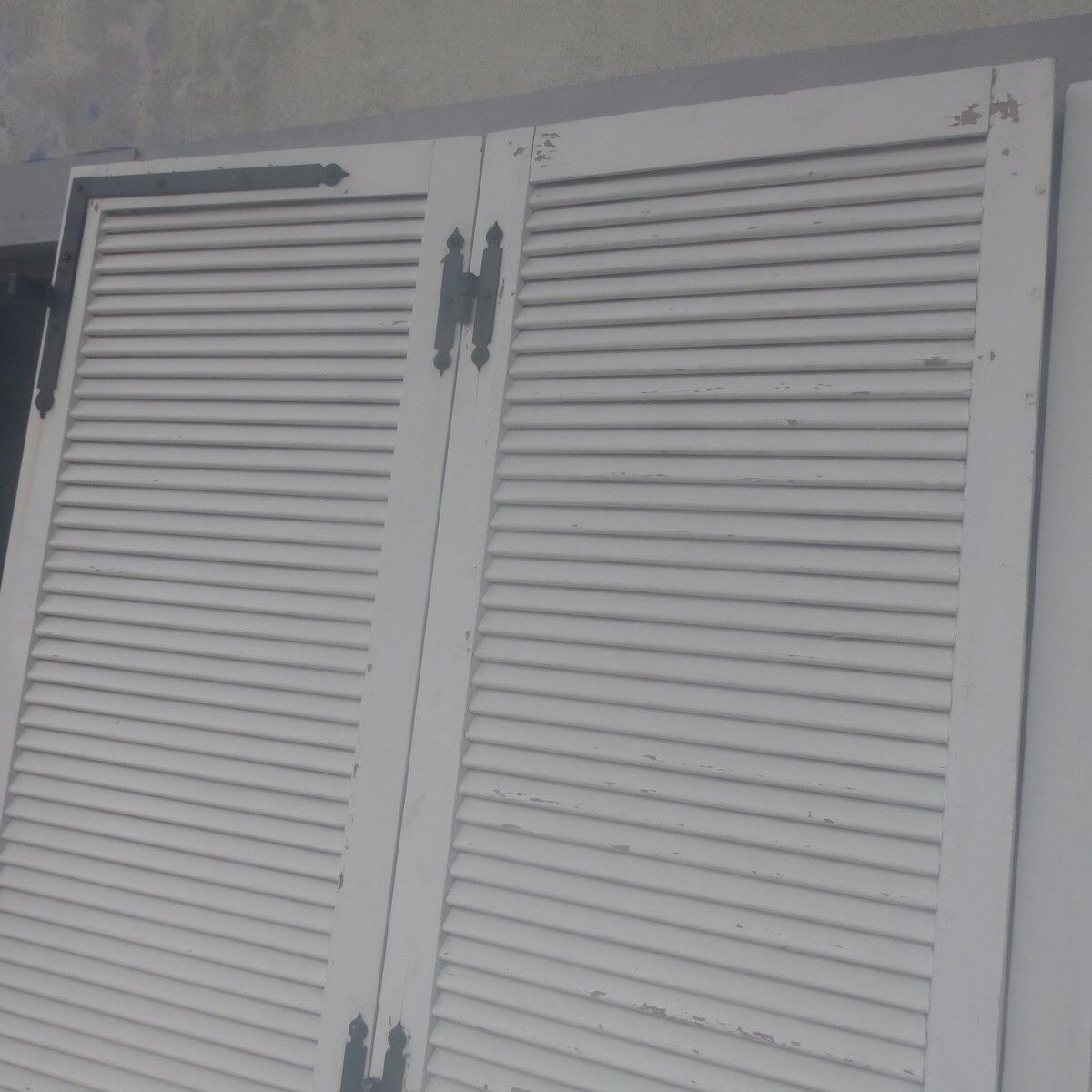 Set of 3 wooden shutters