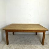 Vintage 1950's solid wood table