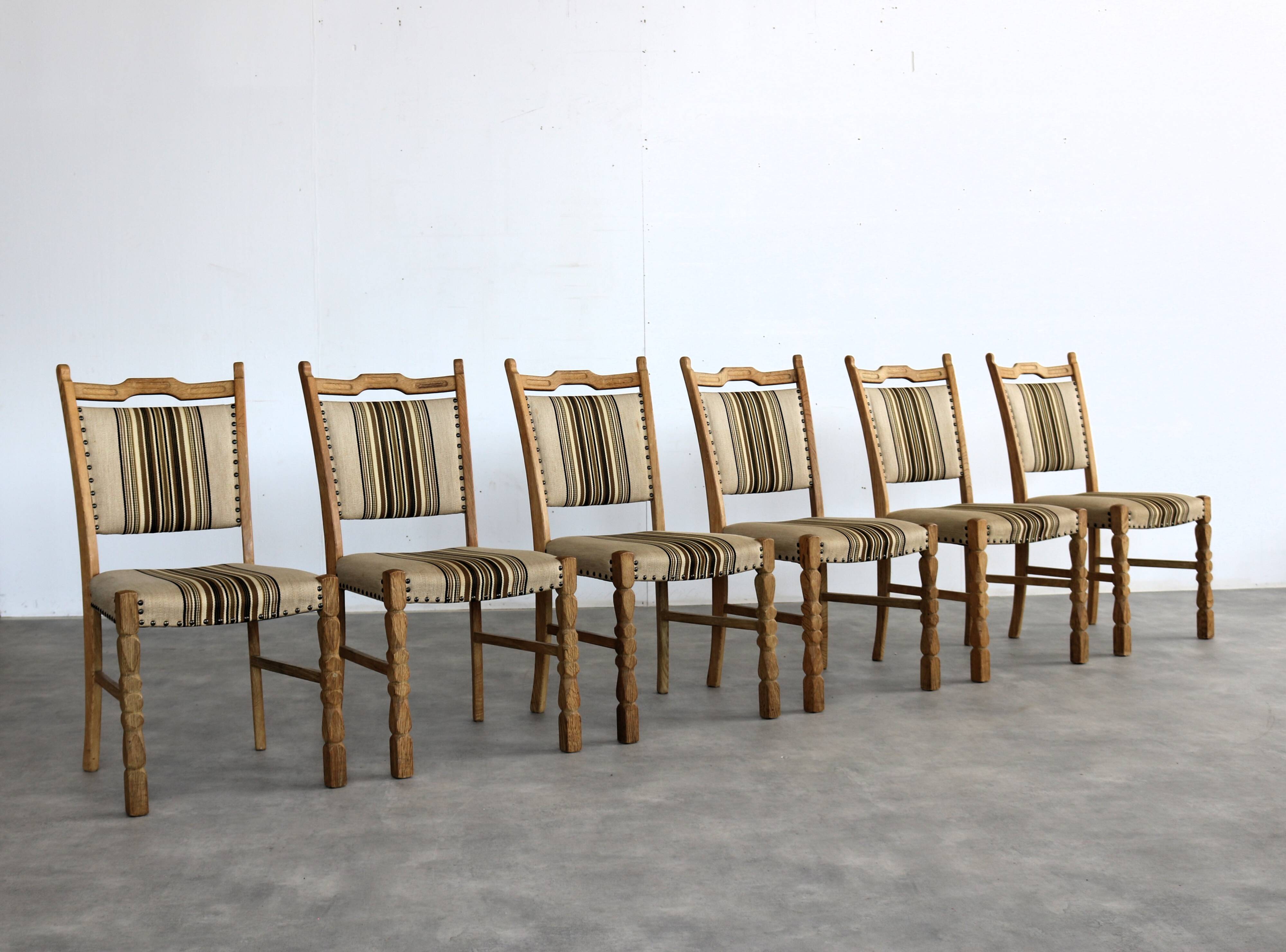 brutalist dining chairs | vintage chairs | 1960s | (6)