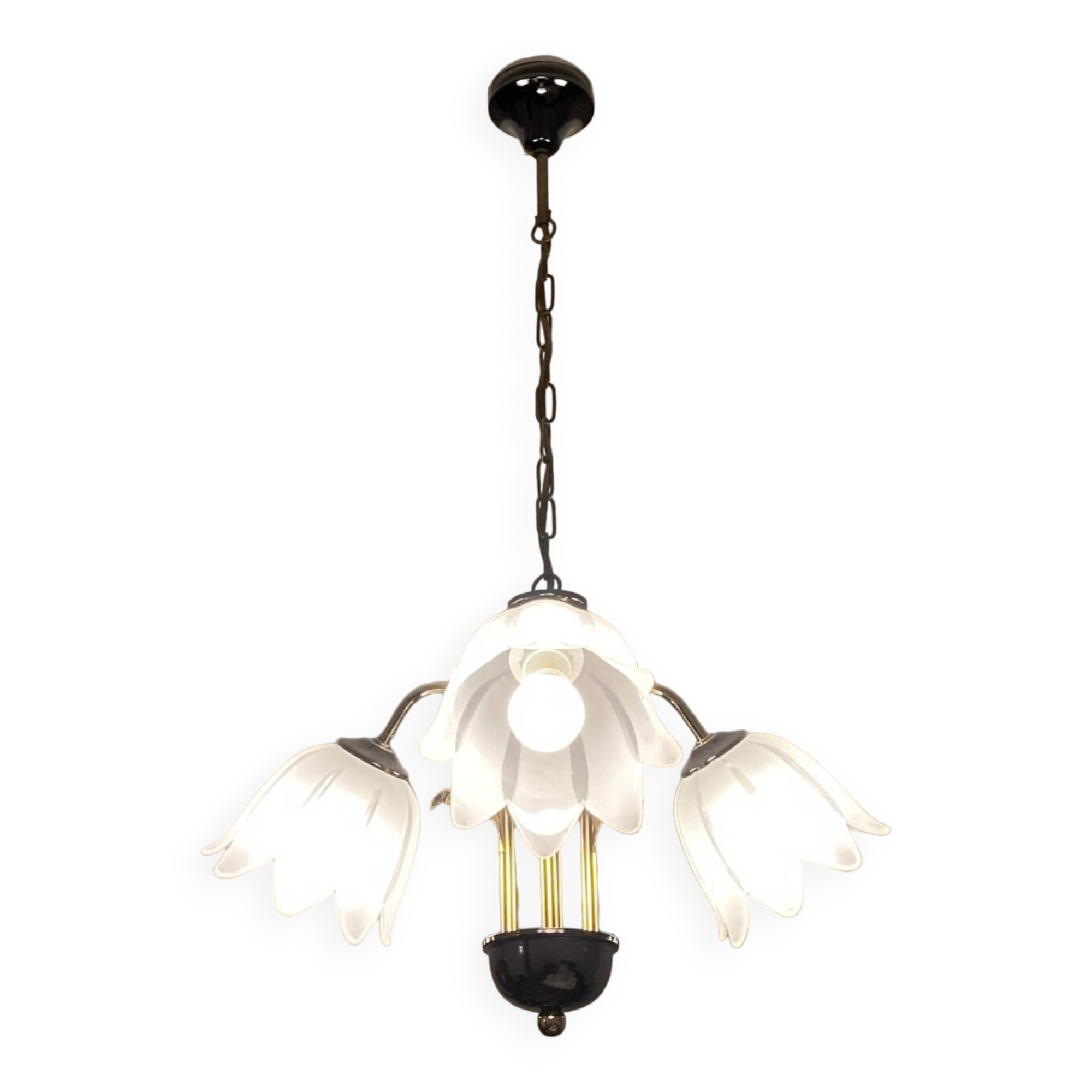Lustre laiton et opaline