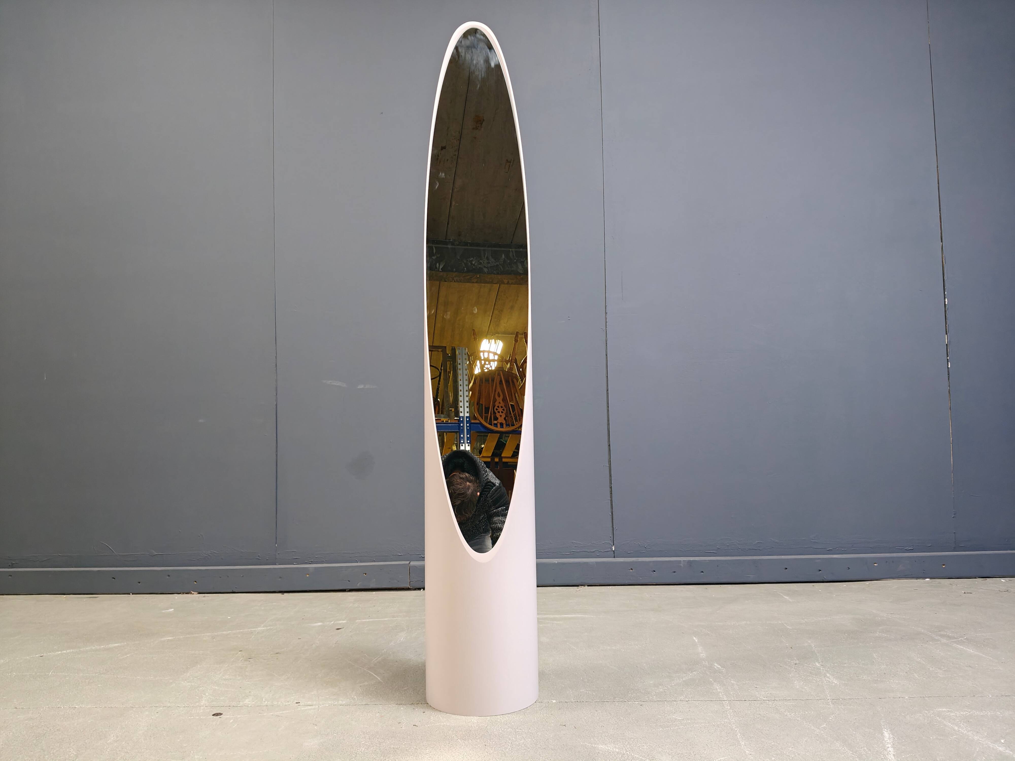 Unghia mirror by Rodolfo Bonetto, Italy 1970s